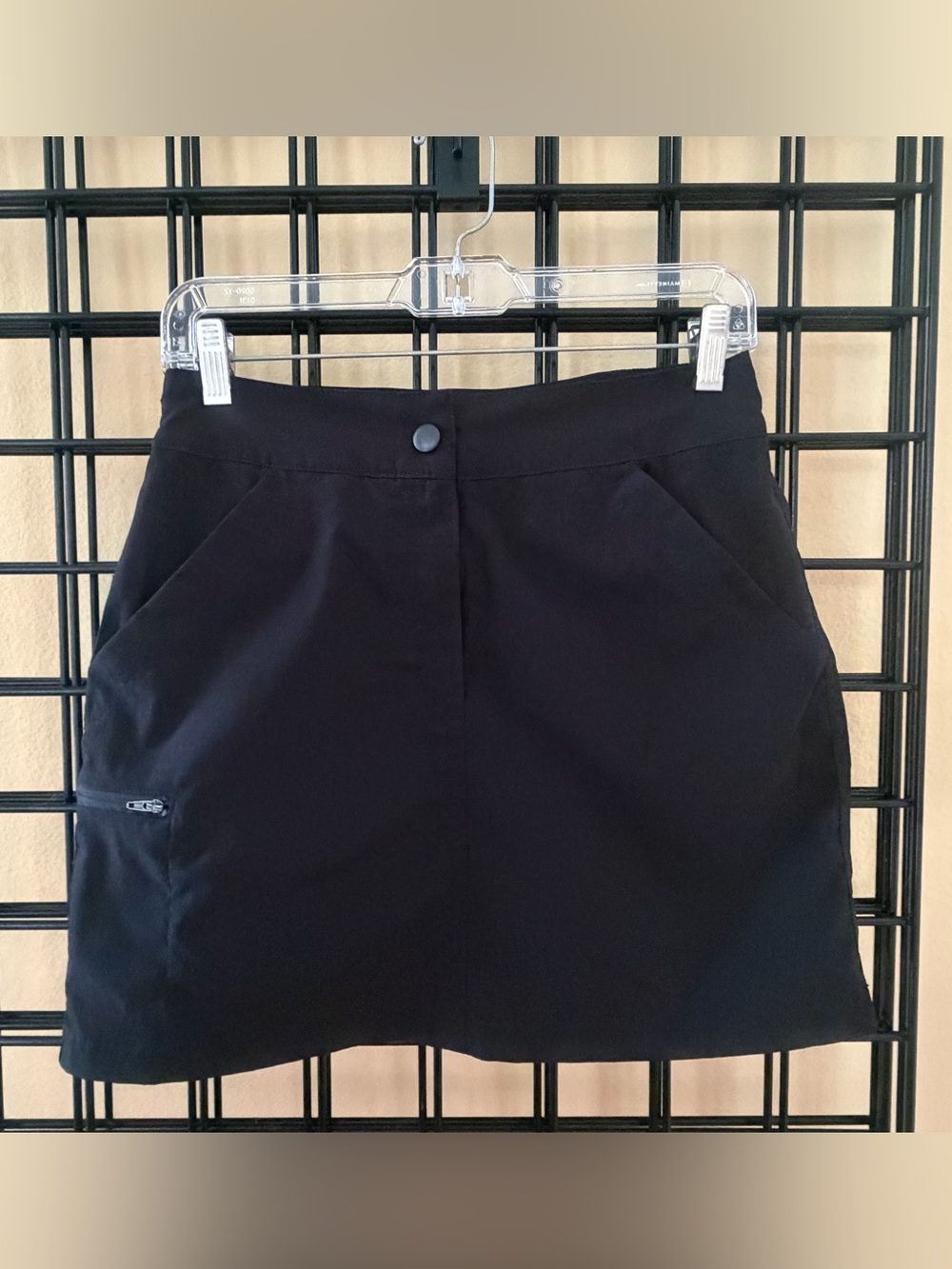 32 Cool Women’s Performance Golf Skort XS Black Stretch Athletic Tennis Skirt